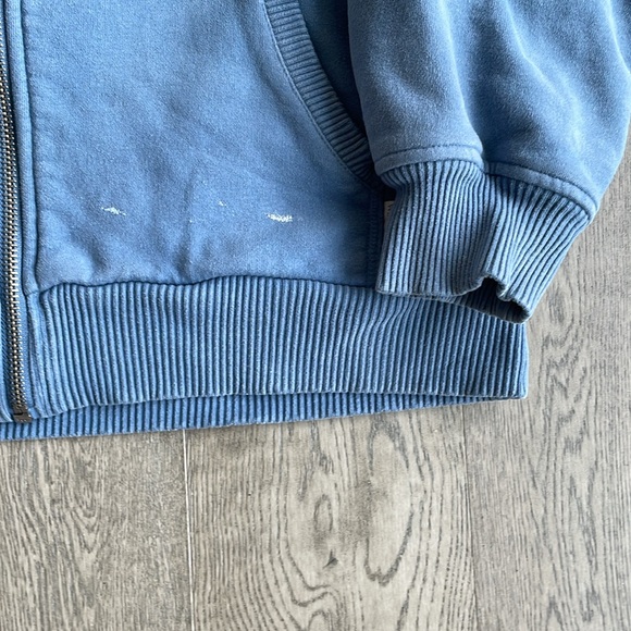 Thick zip up blue hoodie - Picture 2 of 4